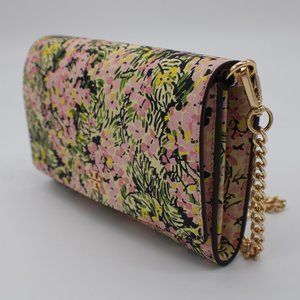 Tory Burch Emerson Printed Chain Wallet Crossbody